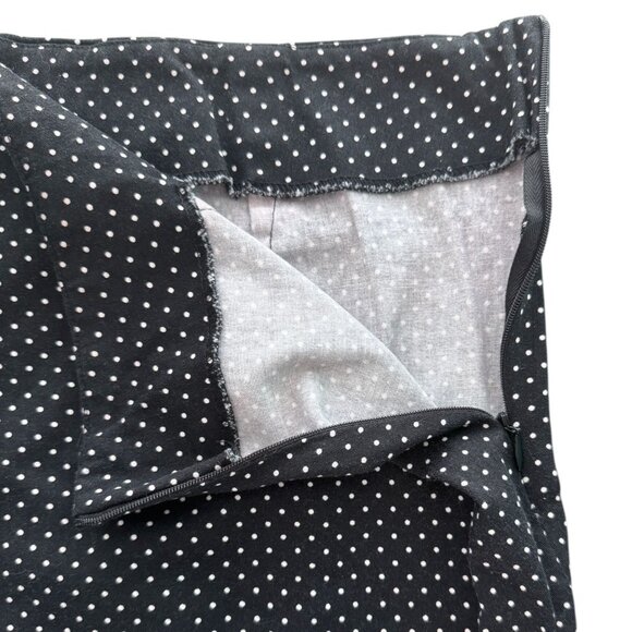 BRIGGS New York Black & White Polka Dot Capri Cropped Pants Women's PLUS 20W - Picture 4 of 9